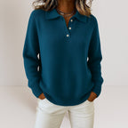 Soft Knit Collared Sweater