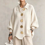 Scalloped Hem Cardigan