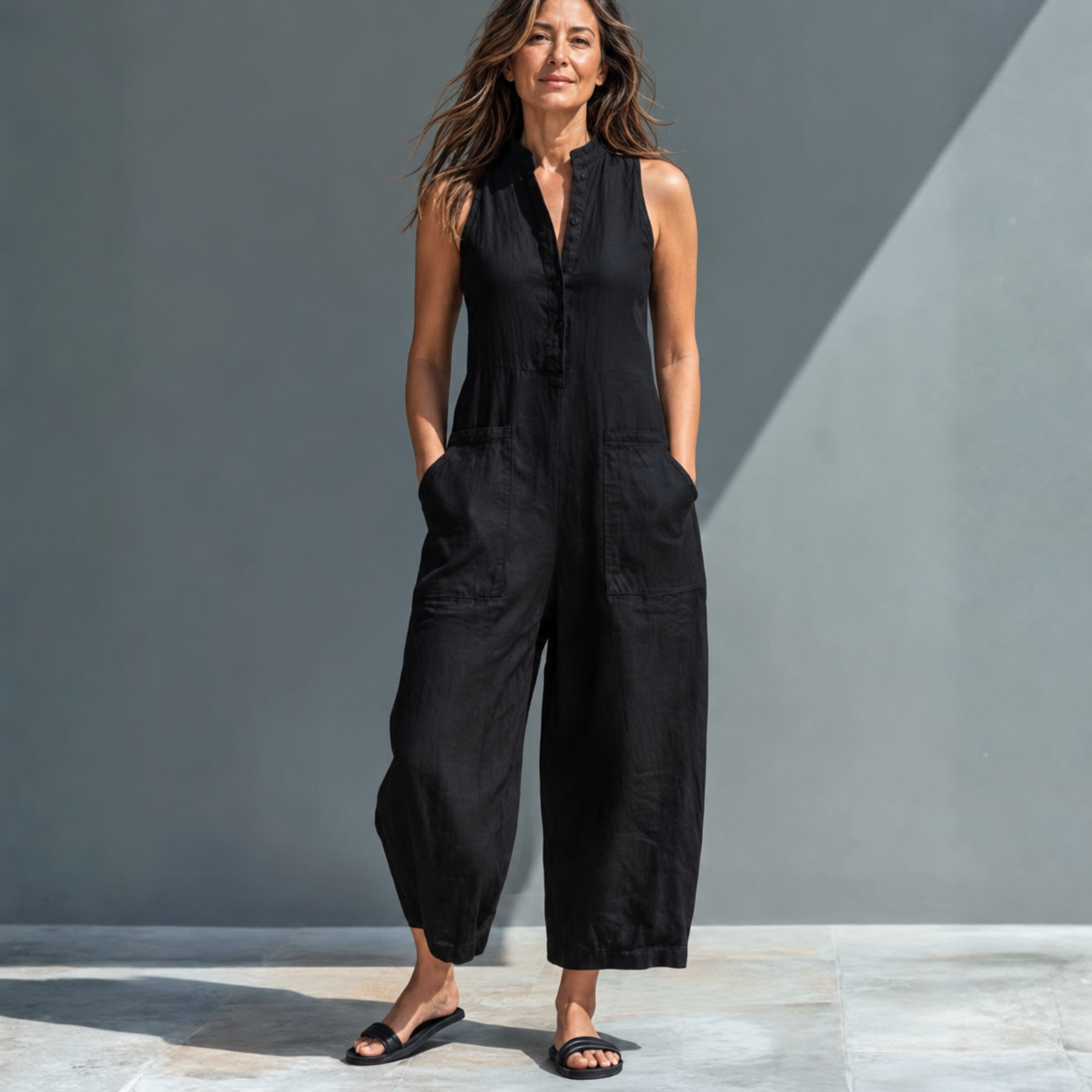 Elegant Sleeveless Jumpsuit