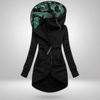 Long Hooded Quilted Winter Coat