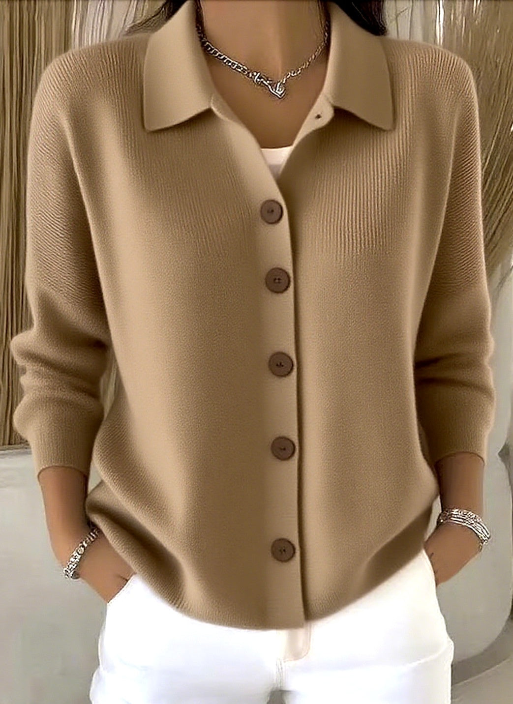 Button-Up Knit