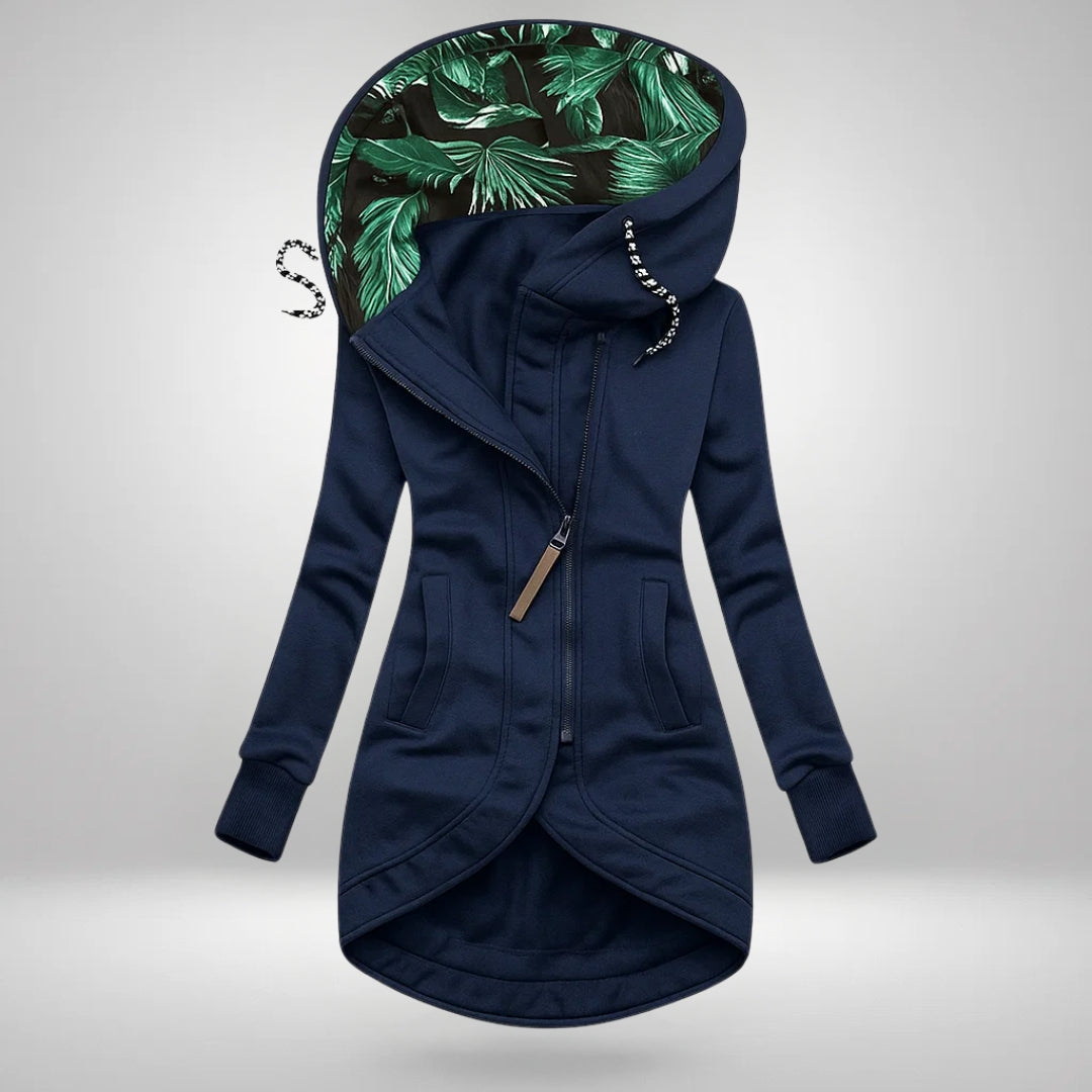 Long Hooded Quilted Winter Coat