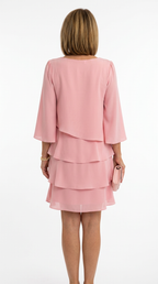 Catherine | Elegant Comfort Ruffle Dress