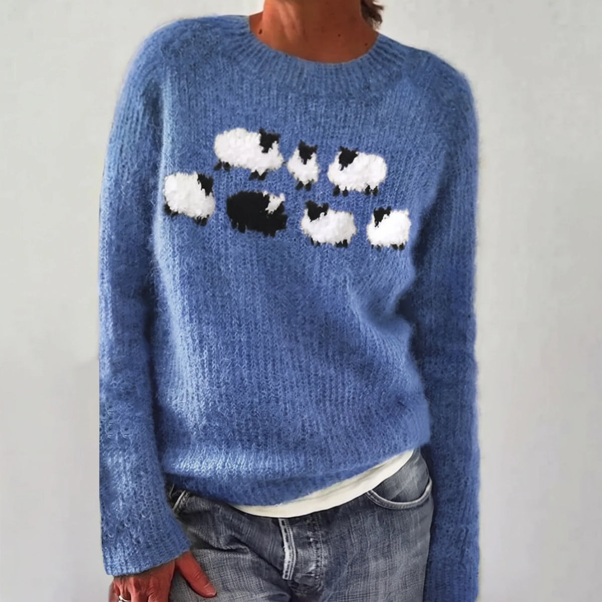 Knitted Sheep Sweater