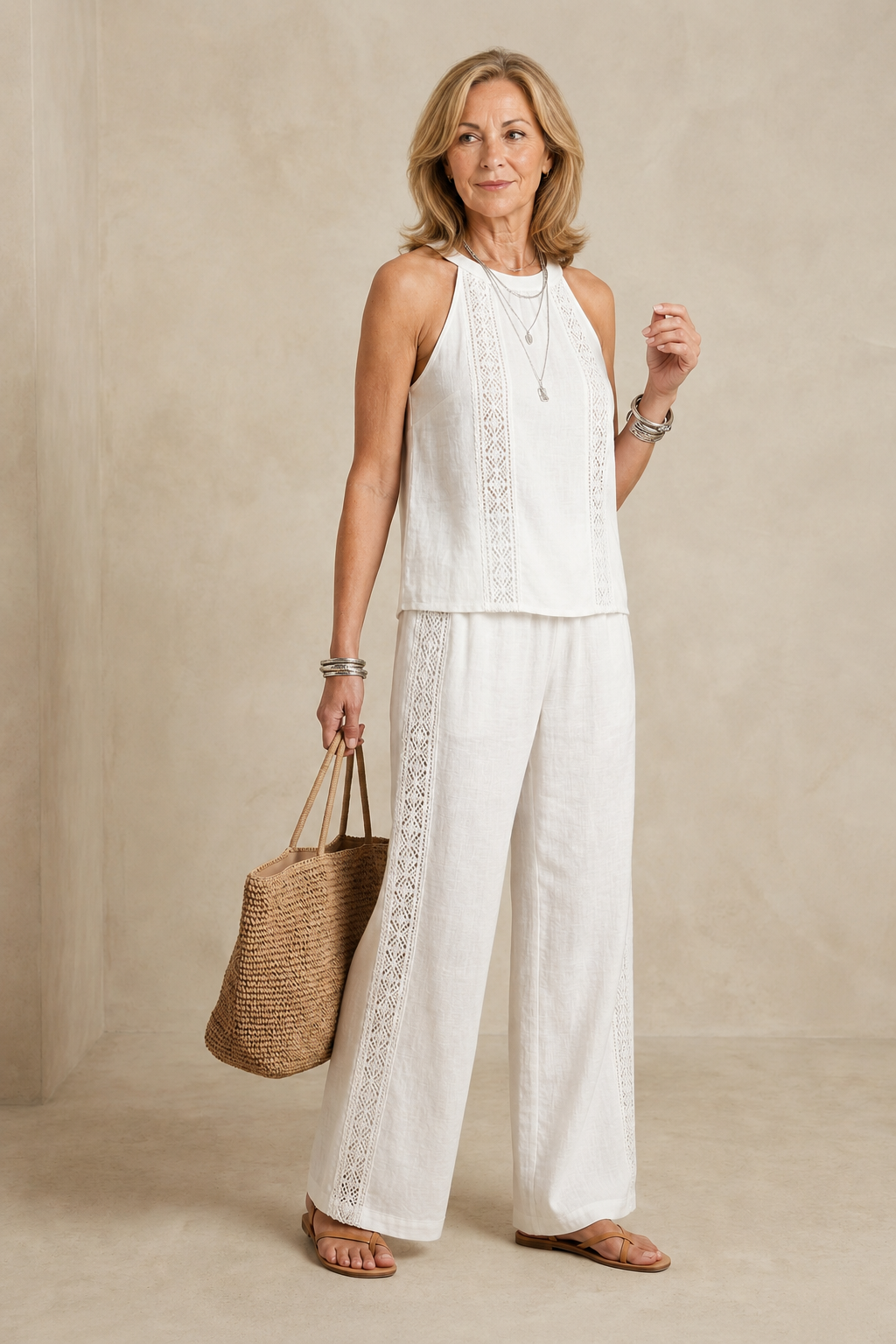 Sleeveless Two-Piece