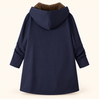 Sherpa-Lined Hooded Coat
