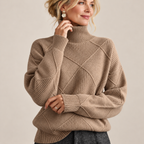 Turtle-Neck Long Sleeve Sweater