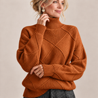 Turtle-Neck Long Sleeve Sweater