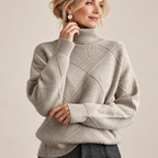 Turtle-Neck Long Sleeve Sweater
