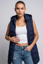 RAIN | Hood Long Puffer