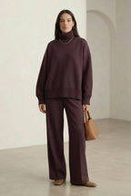 High-Neck and Wide-Leg