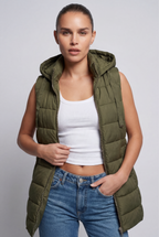RAIN | Hood Long Puffer