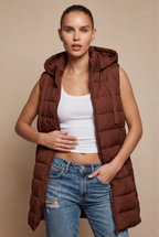 RAIN | Hood Long Puffer