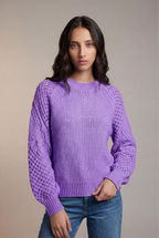 Textured Knit Sweater