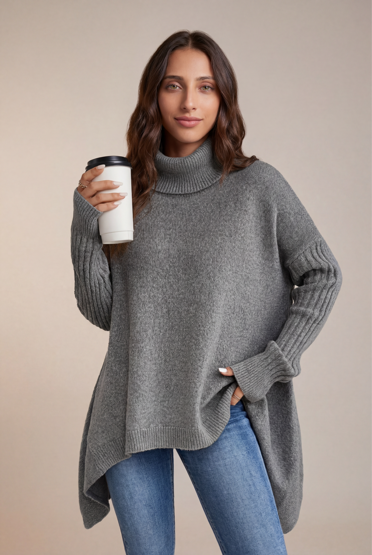 Oversized Turtleneck
