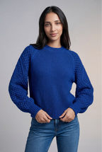 Textured Knit Sweater