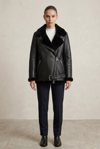 VERA | Shearling Biker Jacket