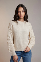 Textured Knit Sweater
