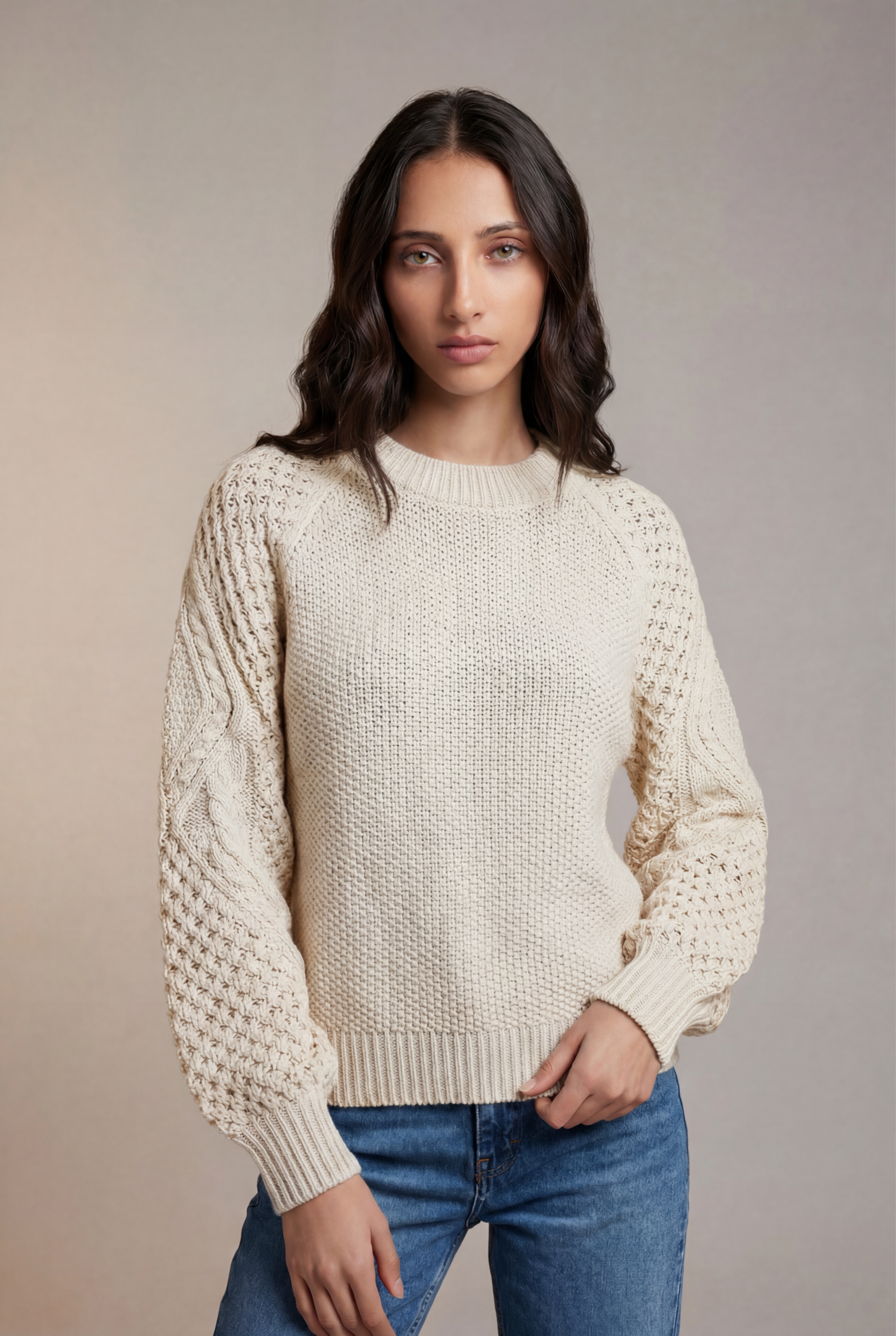Elowen | Textured Knit Sweater