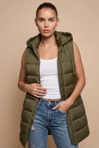 RAIN | Hood Long Puffer