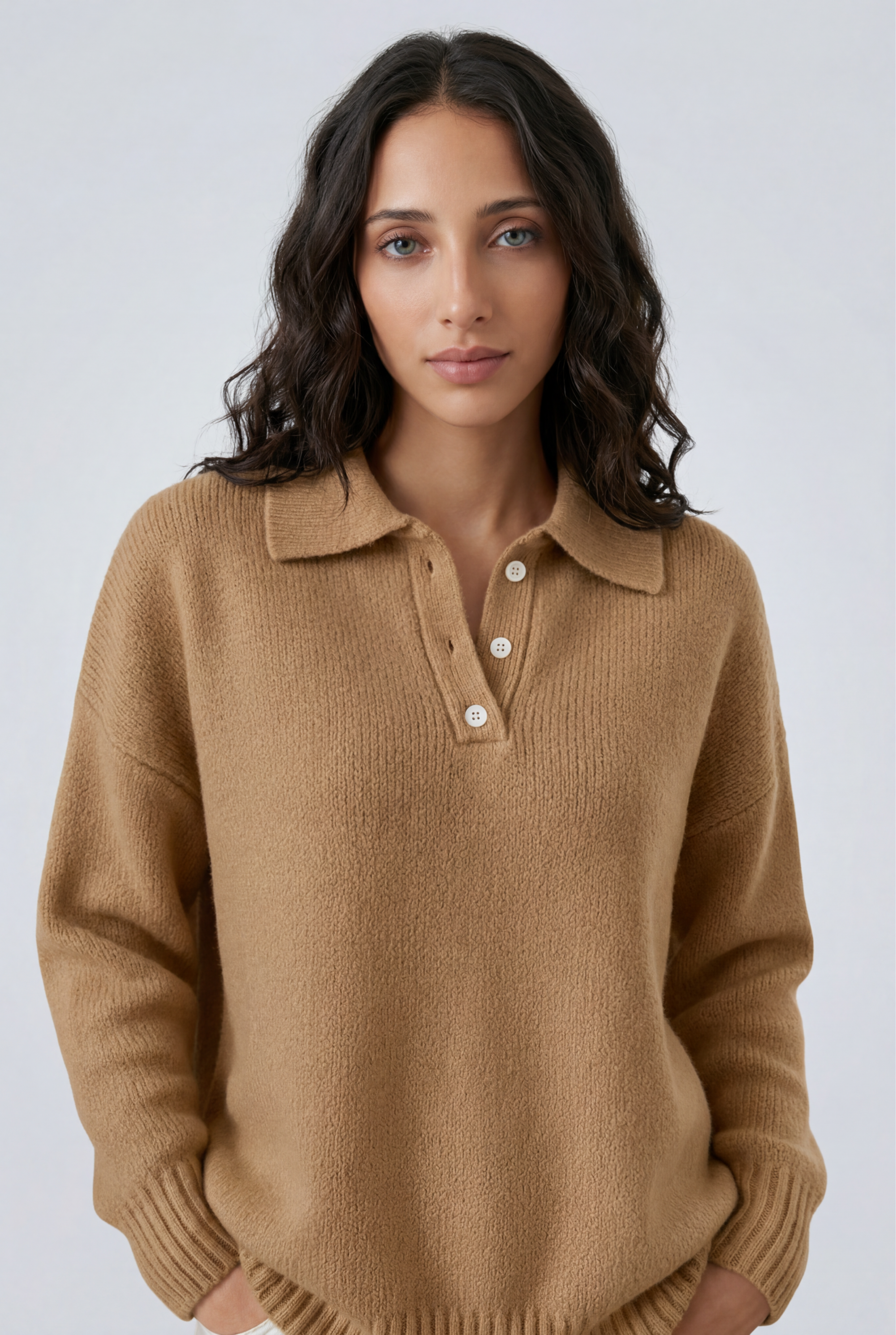 Maréa | Knit Polo Sweater