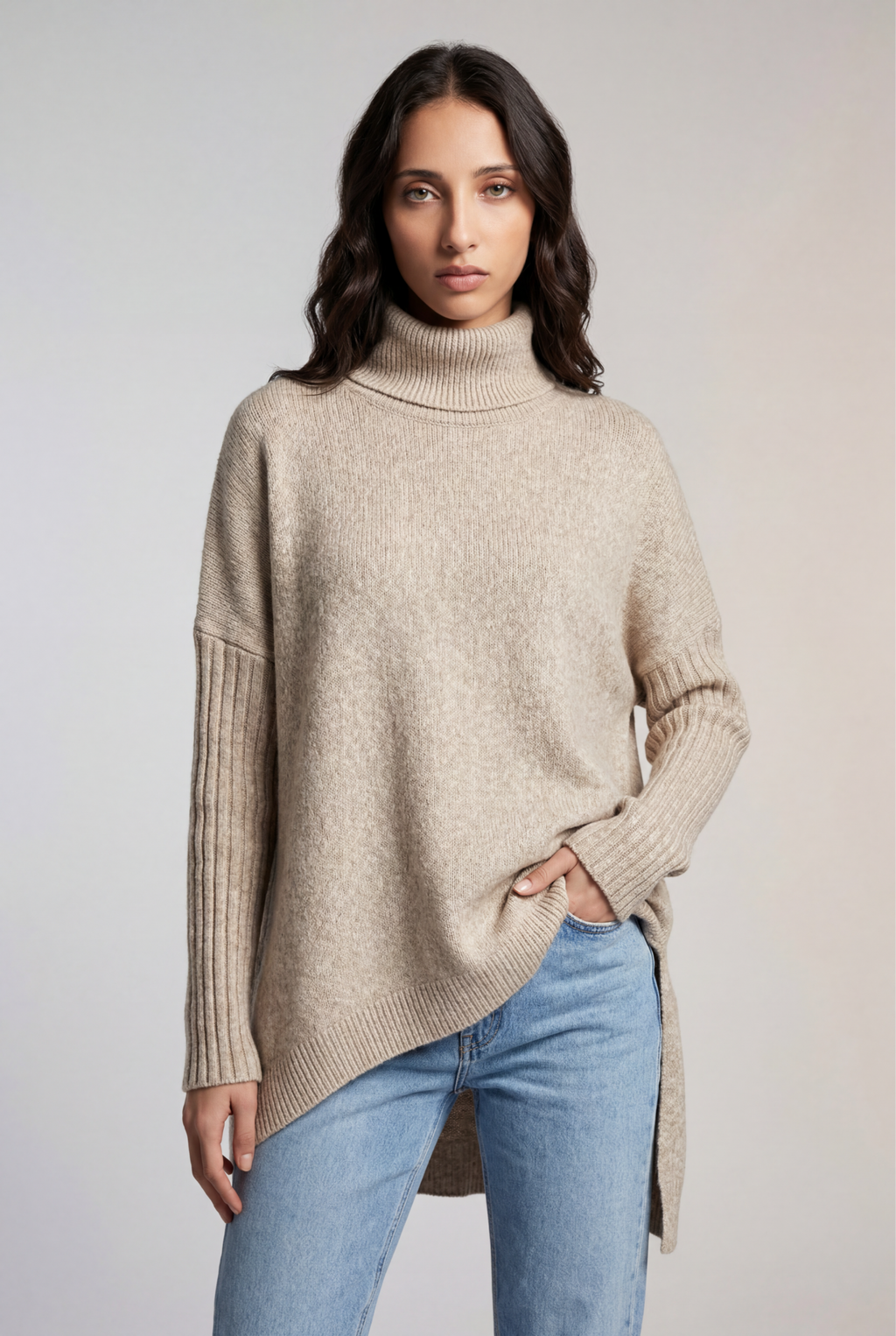 Arlena | Oversized Turtleneck