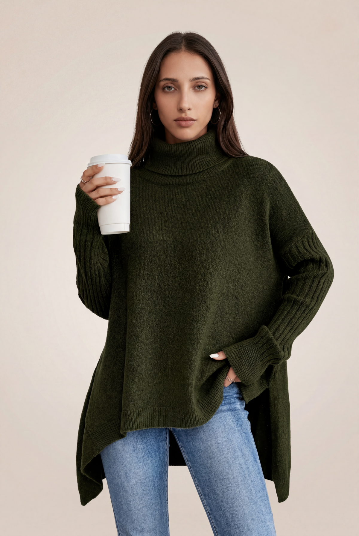 Oversized Turtleneck
