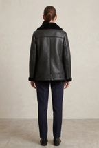 VERA | Shearling Biker Jacket