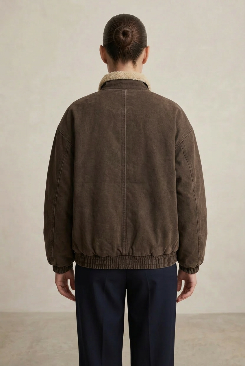 LENA | Sherpa Zip Jacket
