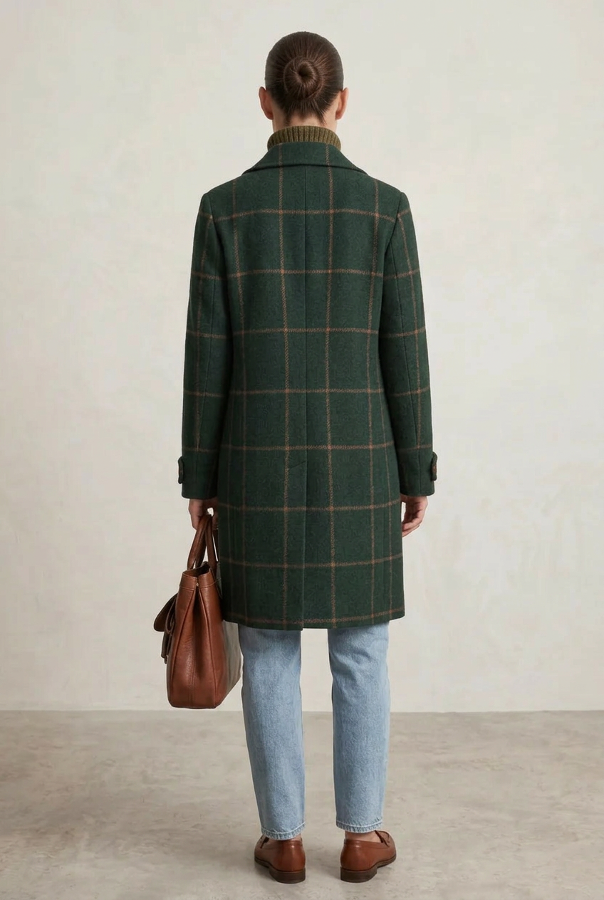 SIENNA | Checked Tailored Coat