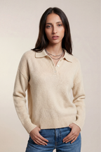 Cozy Collared Knit Sweater