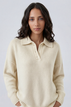 Knit Polo Sweater