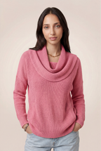 Draped Cowl Neck Sweater