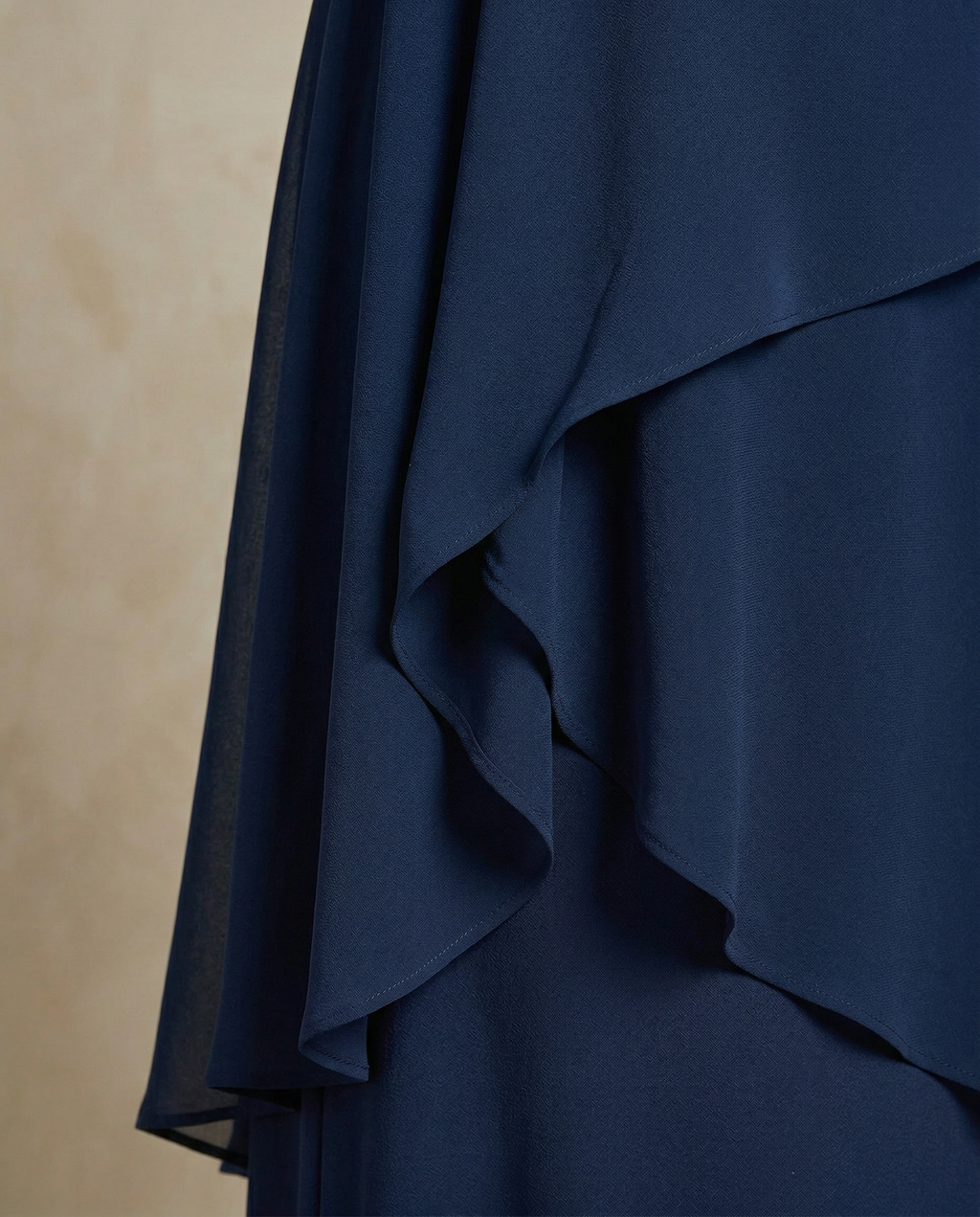 Elegant Two-Piece Set | Flowing Layered Top and Wide-Leg Trousers