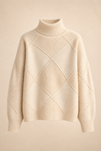 Turtle-Neck Long Sleeve Sweater