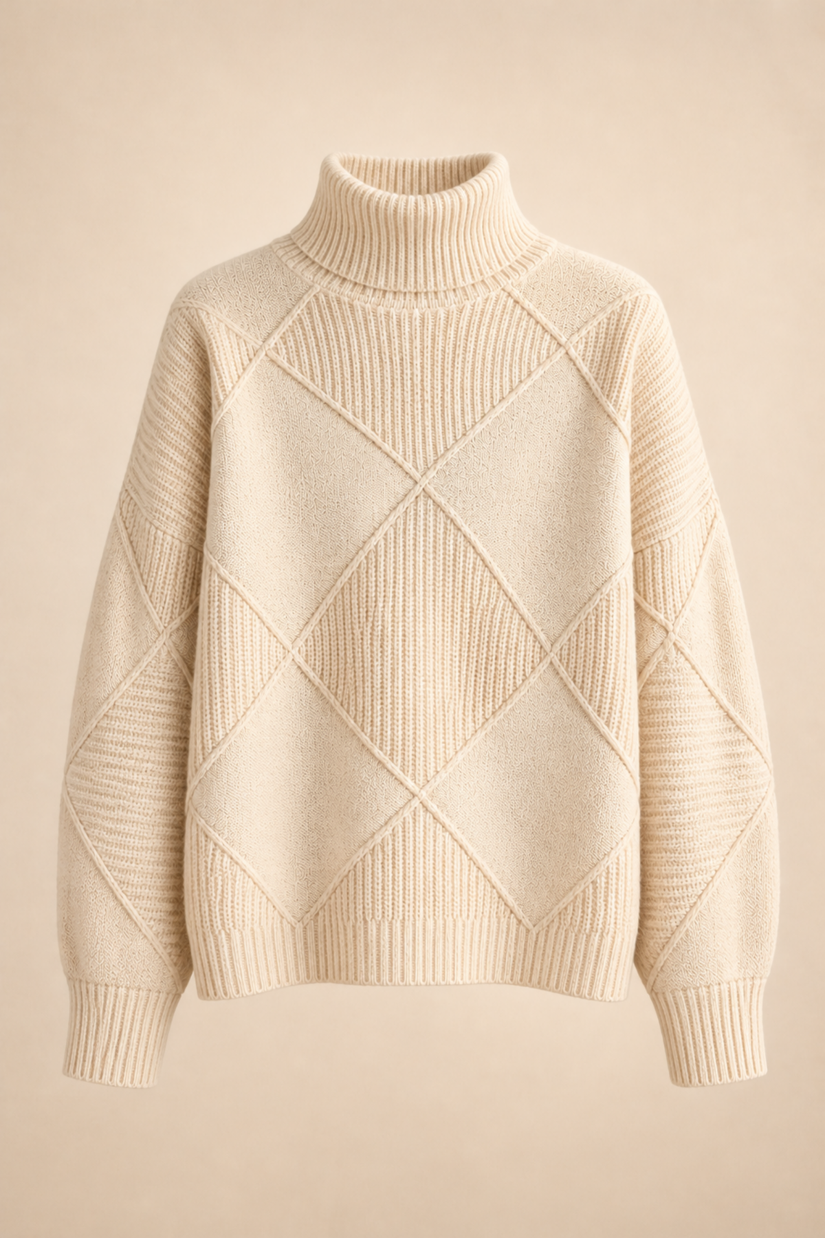 Turtle-Neck Long Sleeve Sweater