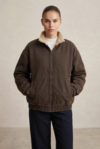 LENA | Sherpa Zip Jacket