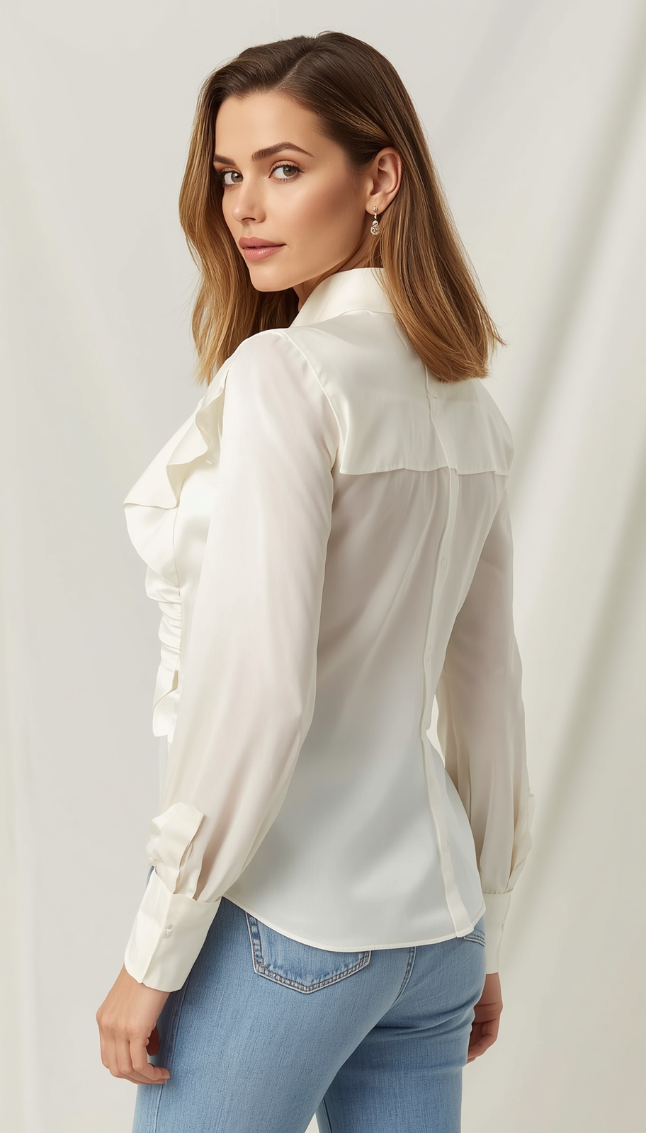 Anna | Simple Ruffled Blouse