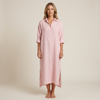 Sunna | Striped Shirt Beach Dress