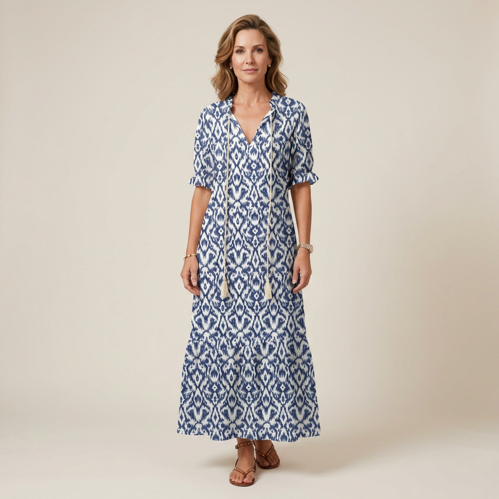 Sofia | Boho Vintage Summer Maxi Dress