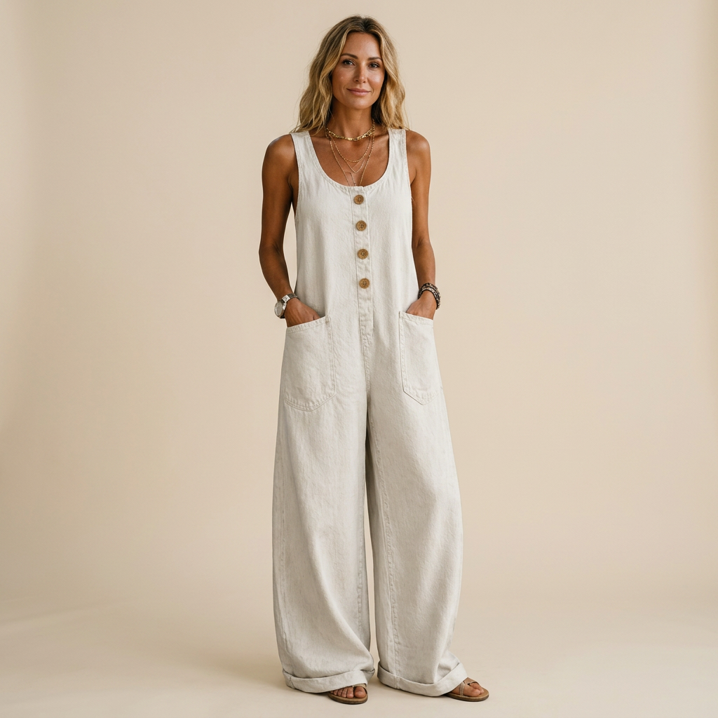 Willy | Vintage Washed Cotton Denim Overalls