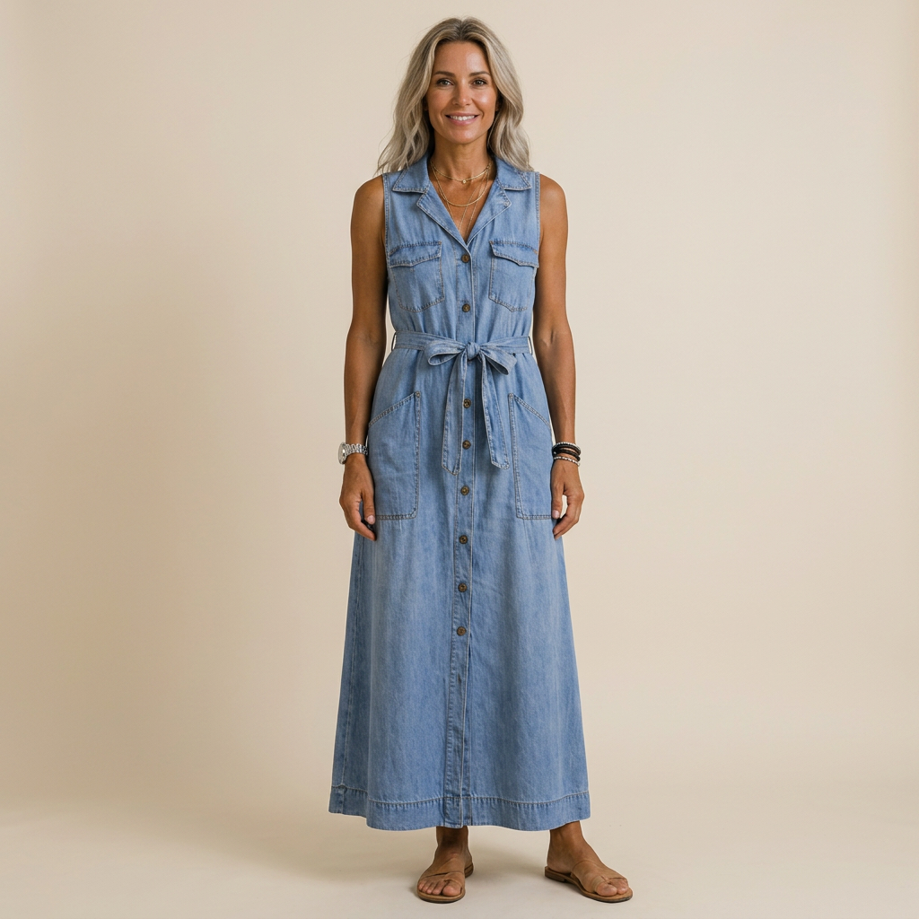 Jill | Denim Dress