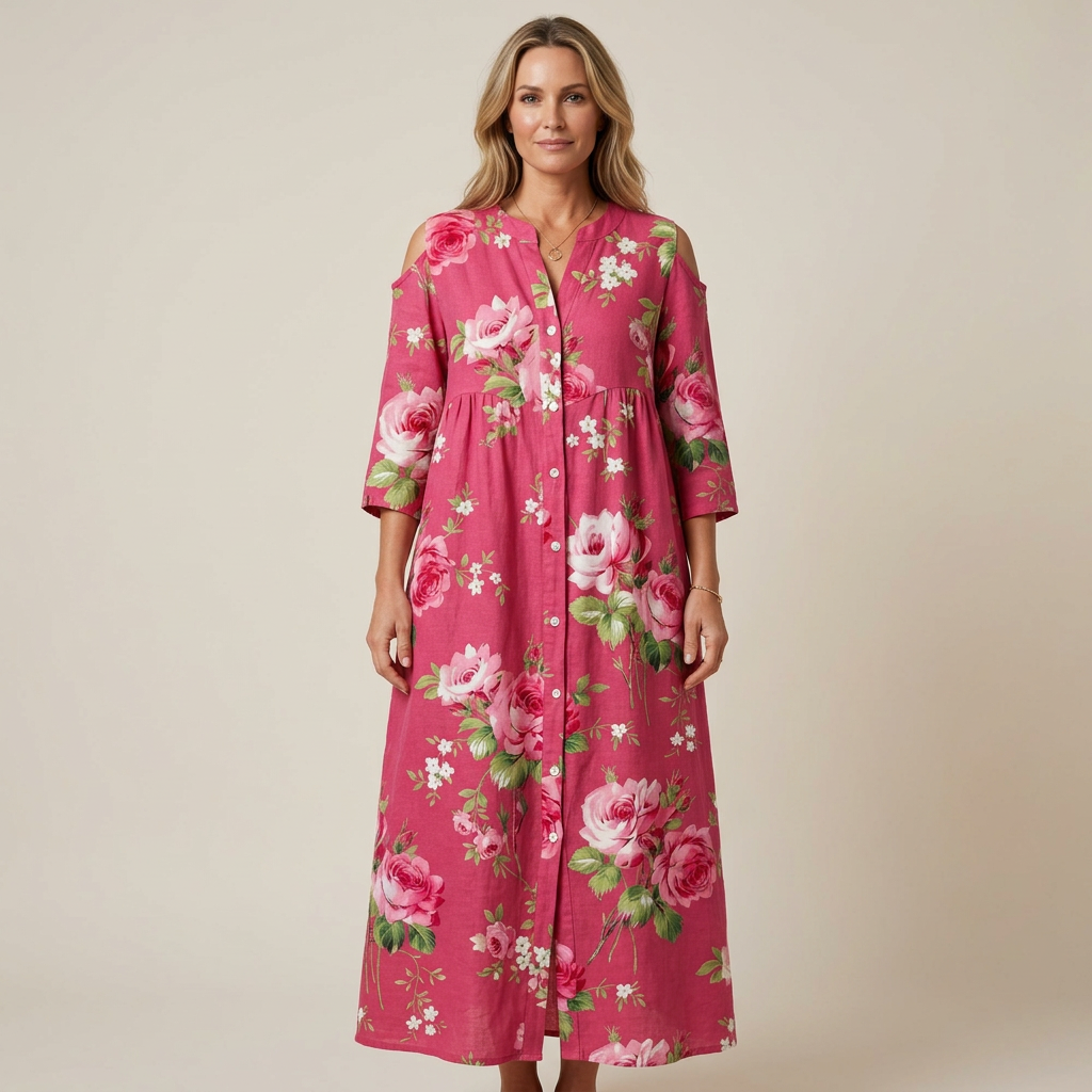 Nira | Art Floral Dress