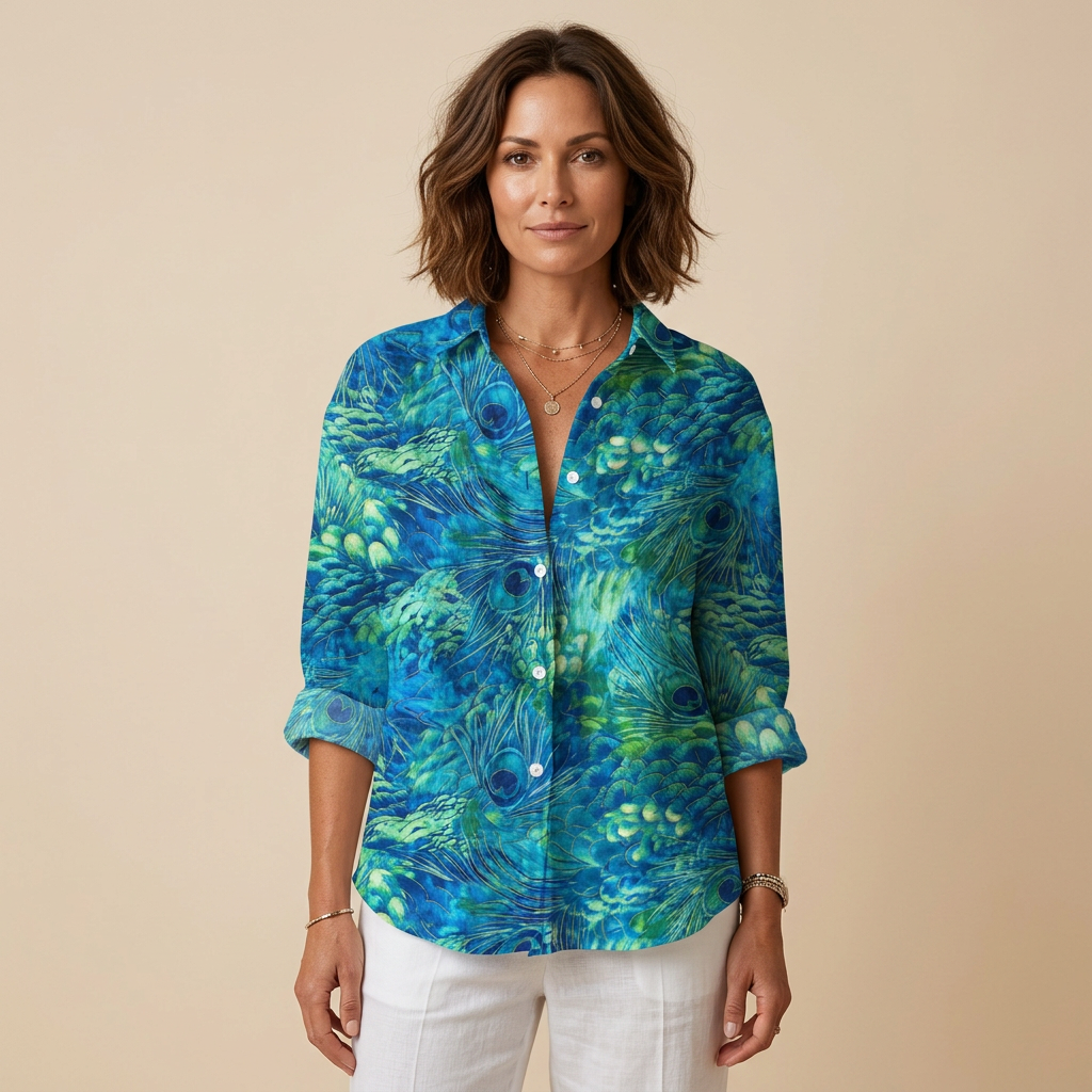 Victoria | Peacock Grace Blouse