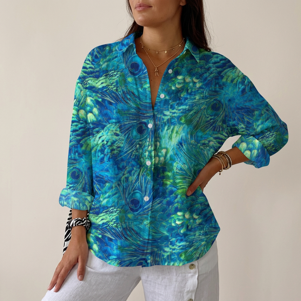 Victoria | Peacock Grace Blouse