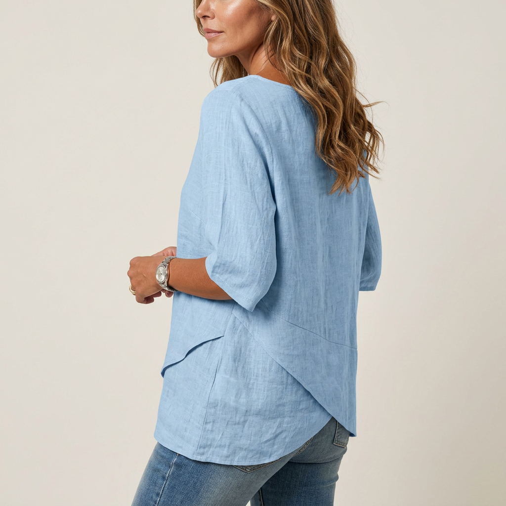 Amèlie | Top Irregular with V-Neck