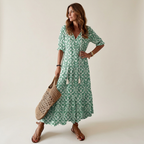 Sofia | Boho Vintage Summer Maxi Dress