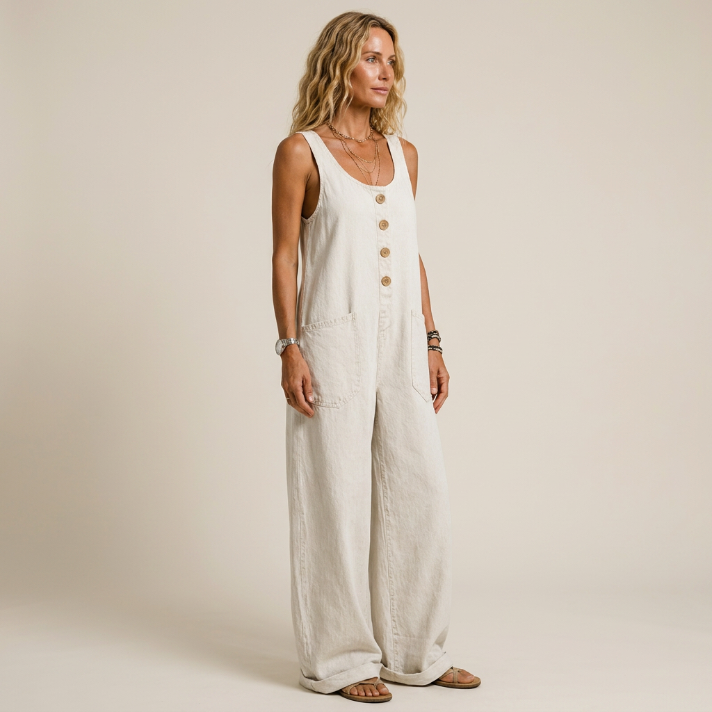 Willy | Vintage Washed Cotton Denim Overalls