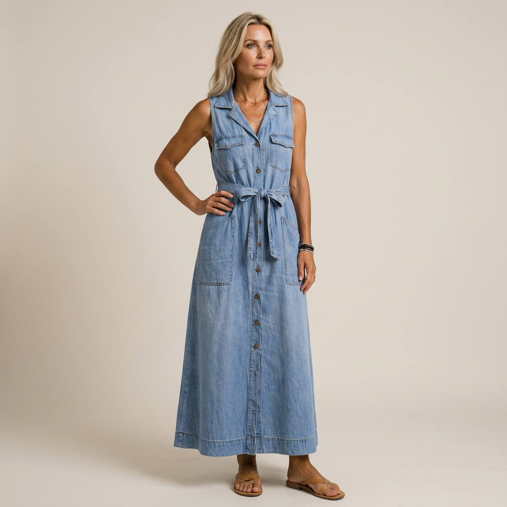 Jill | Denim Dress