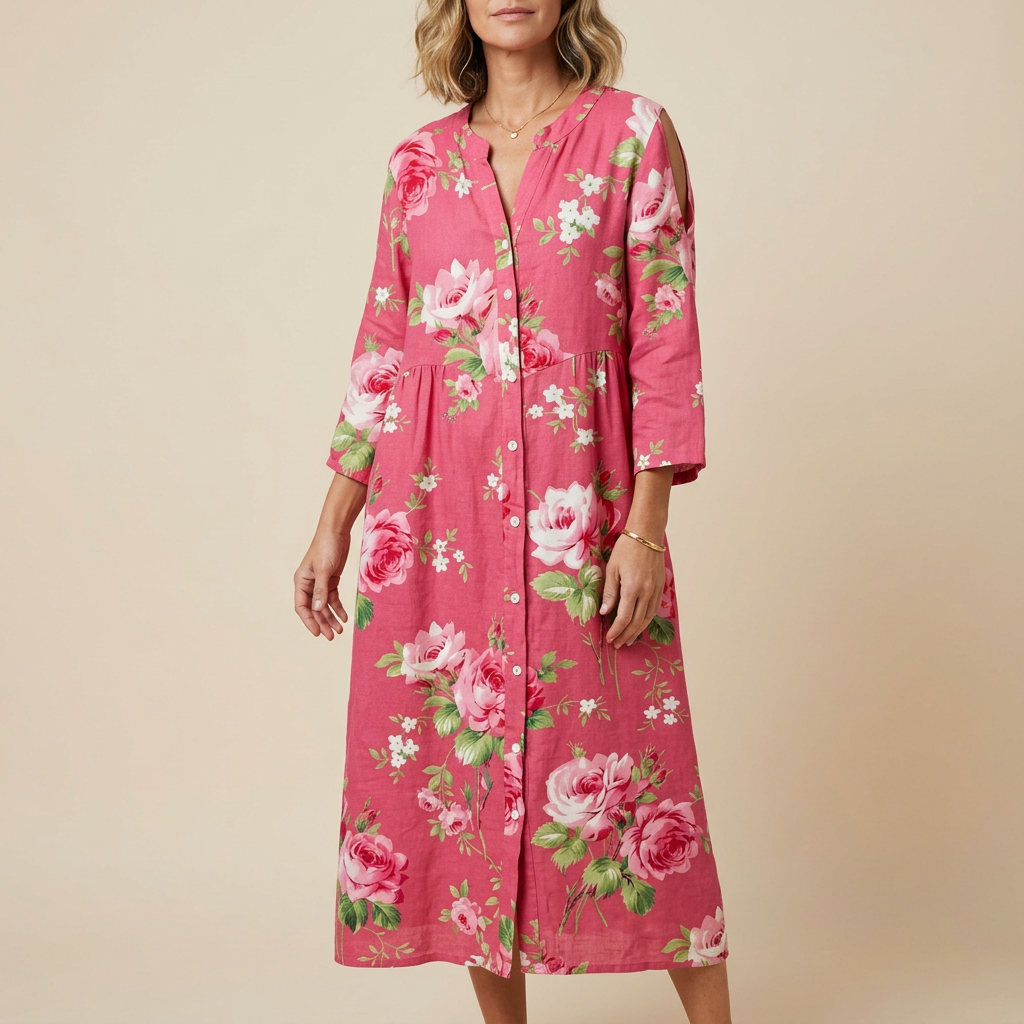 Nira | Art Floral Dress